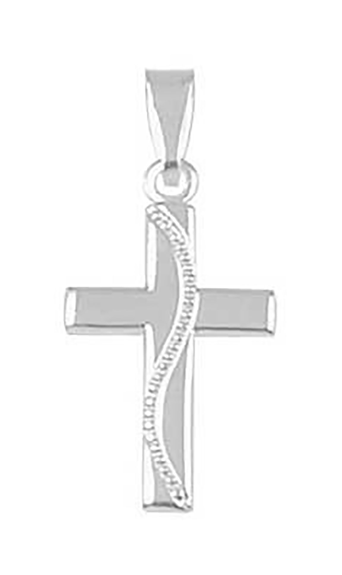 Saurum silver confirmation cross, 5040 00 000