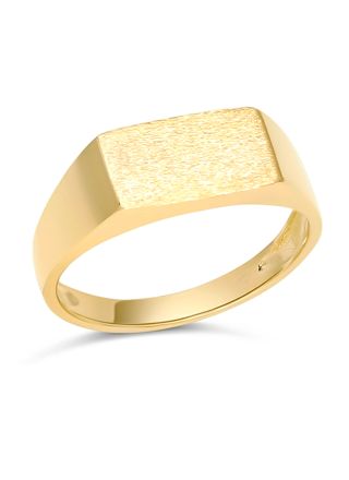 Gold-plated Baby ring signet SBR-8138G