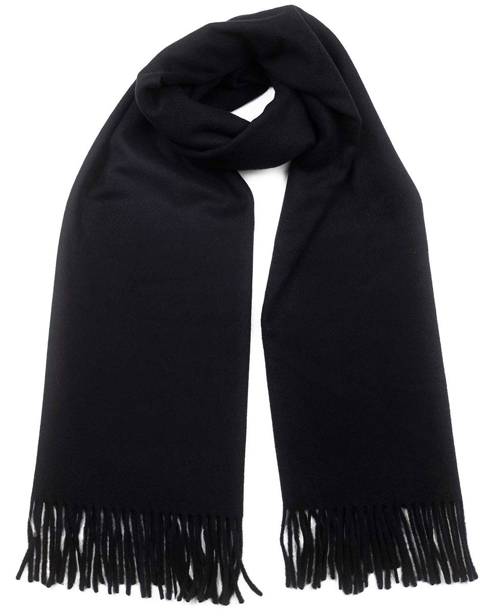 Aarni wool scarf black