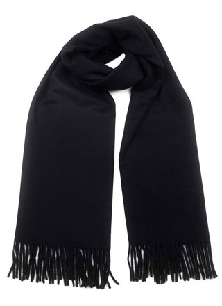 Aarni wool scarf black
