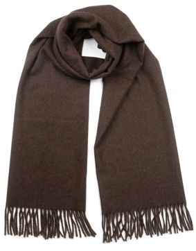 Aarni wool scarf brown