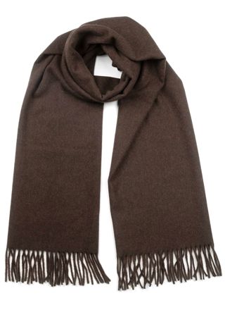 Aarni wool scarf brown