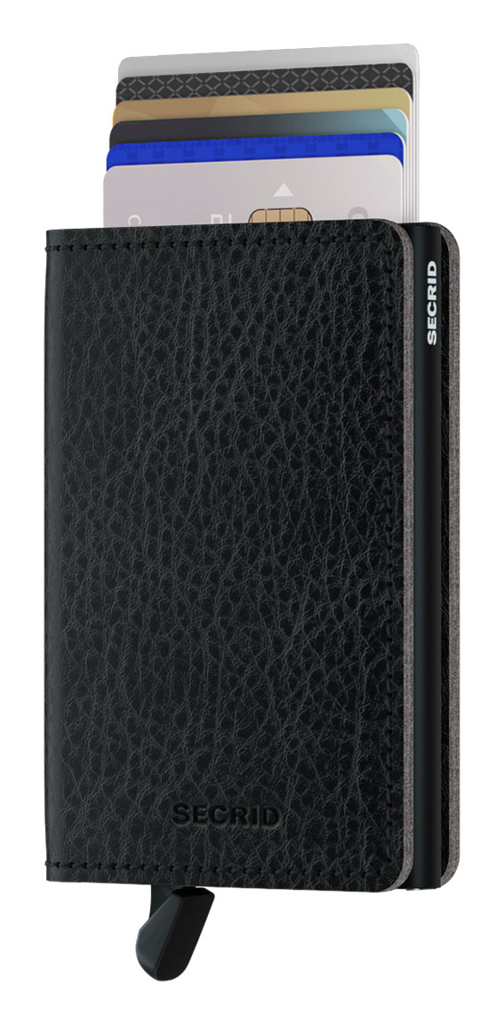 Secrid Slimwallet Veg. Tanned Black-Black 