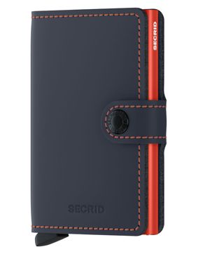 Secrid Miniwallet Matte Night Blue & Orange