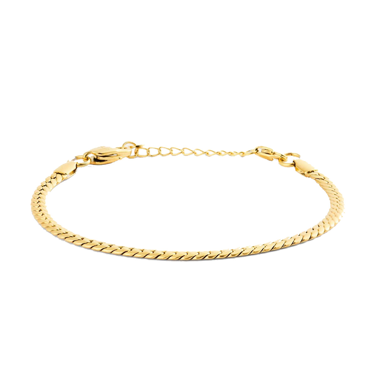 Mockberg Serpentine Chain golden bracelet