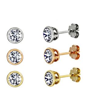 Silver Bar earrings three pairs earring set 8811