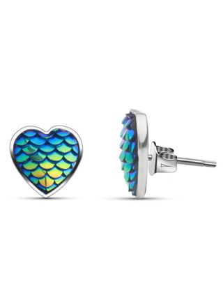 Hopeapuro shell wave earrings