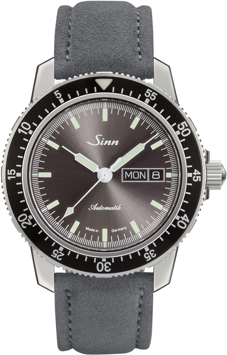 Sinn 104 St Sa I A with Alcantara leather strap