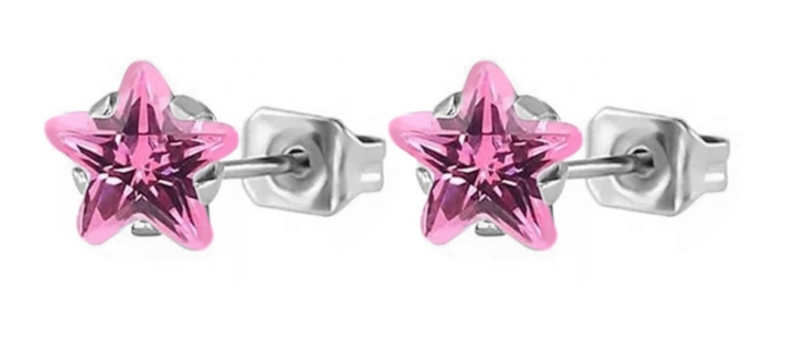 Hopeapuro Sirius light red earrings