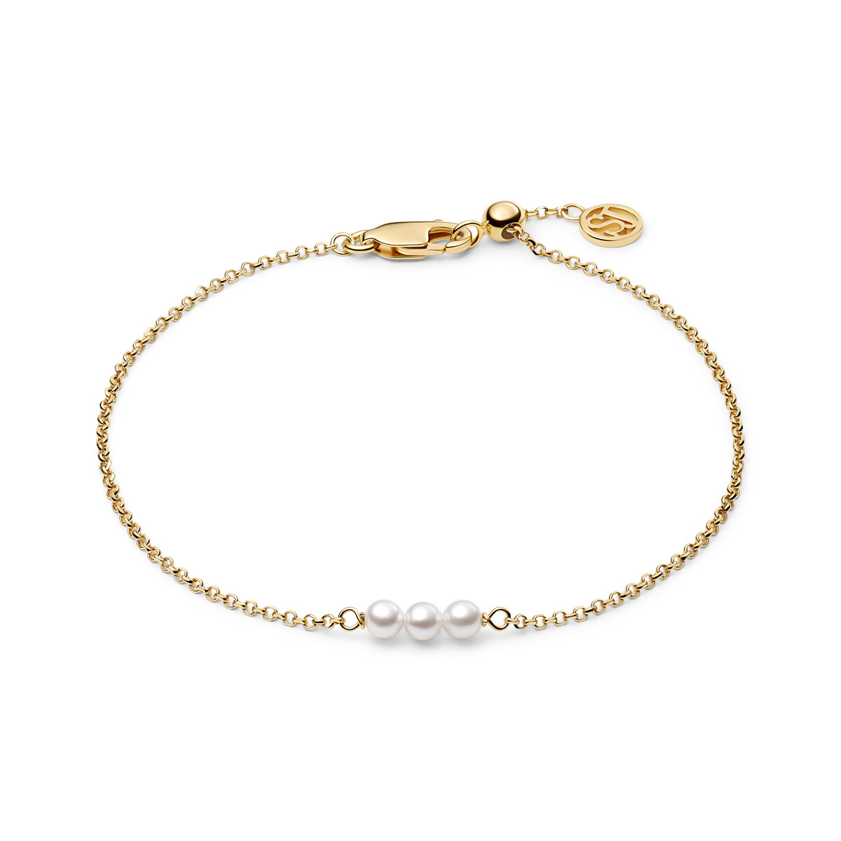 Sif Jakobs Essenza Perla Cinque gold-plated silver bracelet SJ-B2735-P-YG