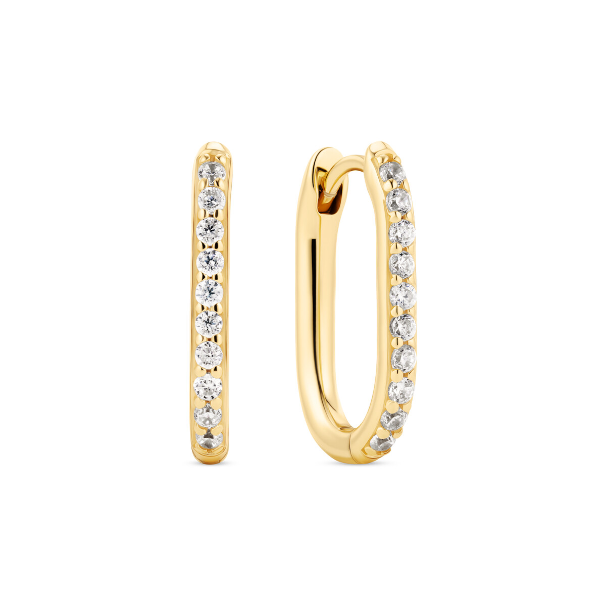 Sif Jakobs Essenza Capriana gold-plated silver earrings SJ-E2600-CZ-YG