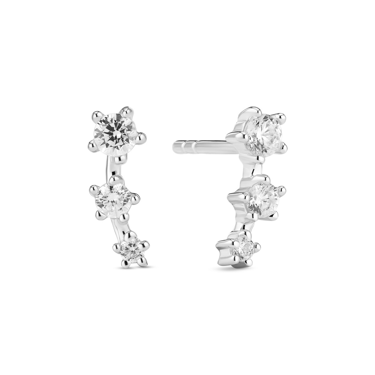 Sif Jakobs Essenza Lucente Tre silver earrings SJ-E2703-CZ