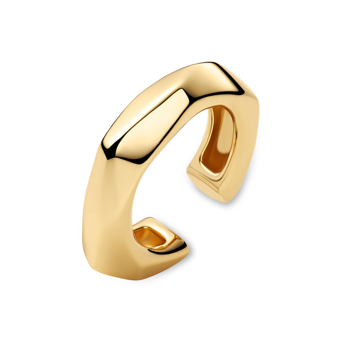 Sif Jakobs Essenza Roccia ear cuff gold-plated silver SJ-E2726-YG