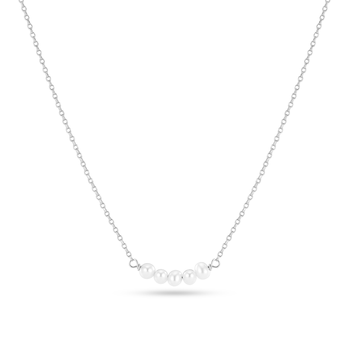 Sif Jakobs Essenza Perla Cinque silver necklace SJ-N2735-P