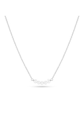 Sif Jakobs Essenza Perla Cinque silver necklace SJ-N2735-P
