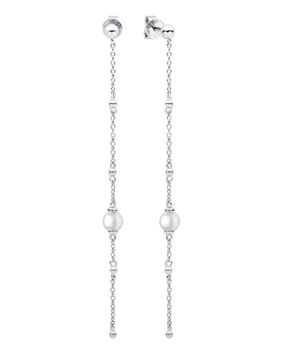 Gaura Pearls chain earrings pearl MSK22235E