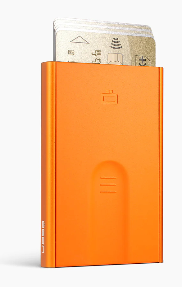 Ögon Slider Orange RFID card holder
