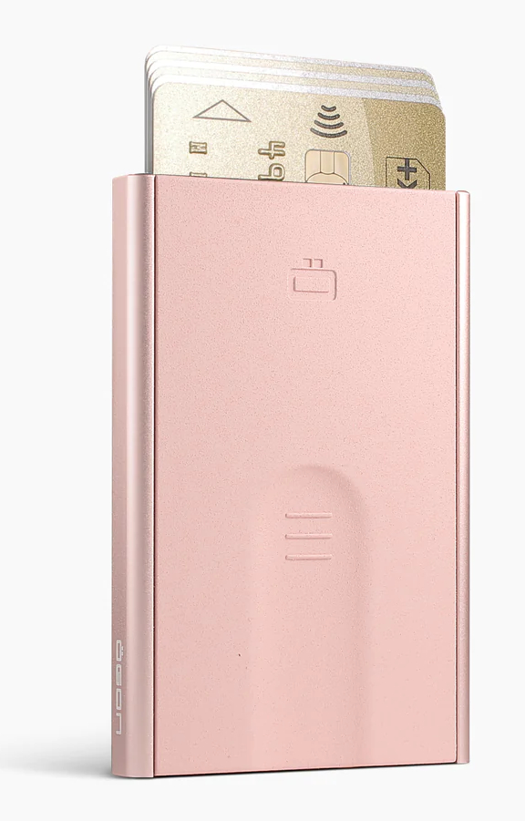 Ögon Slider Blush Pink RFID card holder