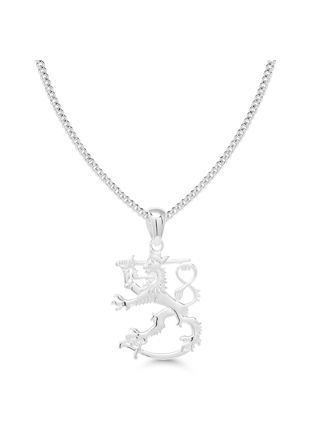 Finnish Lion Silver Necklace SLR-20/45cm
