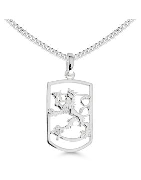 Finnish Lion Silver Necklace Frame SLR-K28/50cm