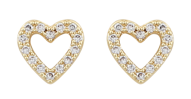 SNÖ of Sweden Valentina small earrings g/clear 1090-5700251