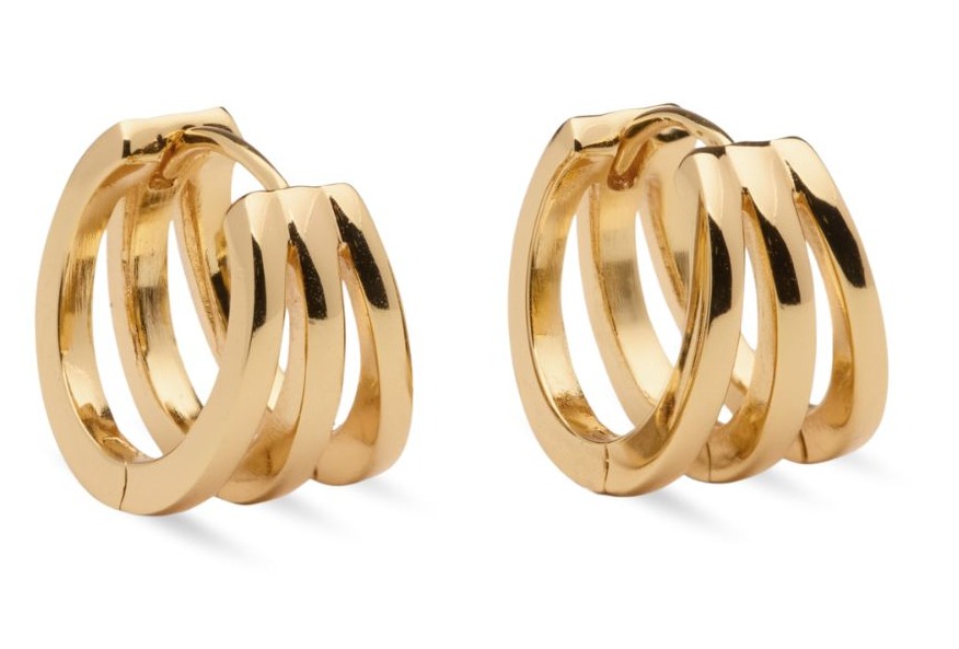 Sparv Soirée gold-colored hoops 1810101