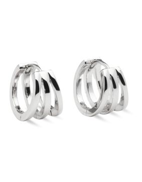 Sparv Soirée silver-colored hoops 1810201