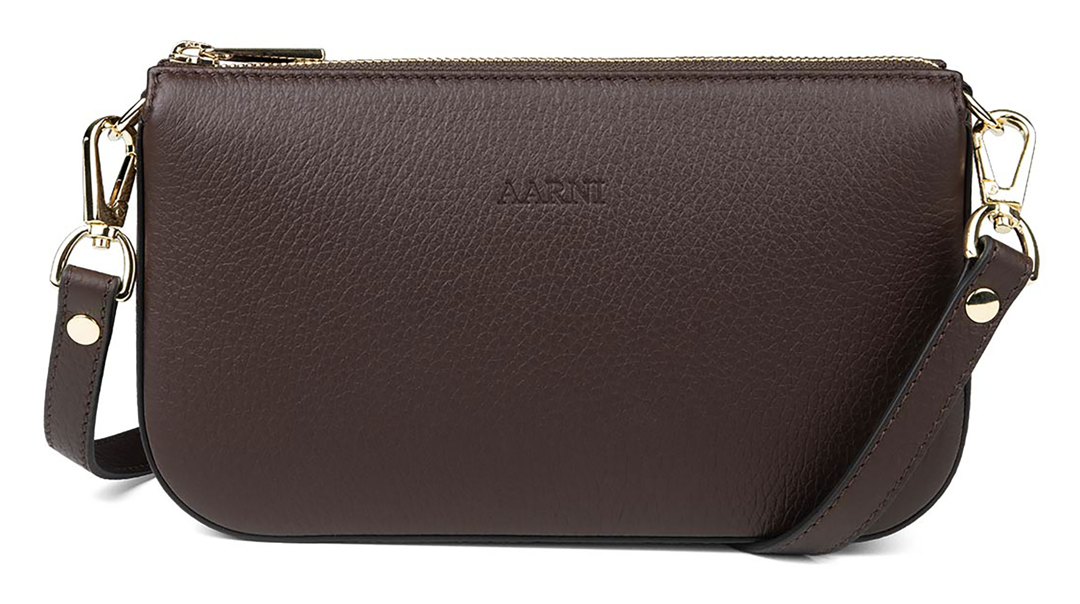 Aarni Sola handbag dark brown-gold