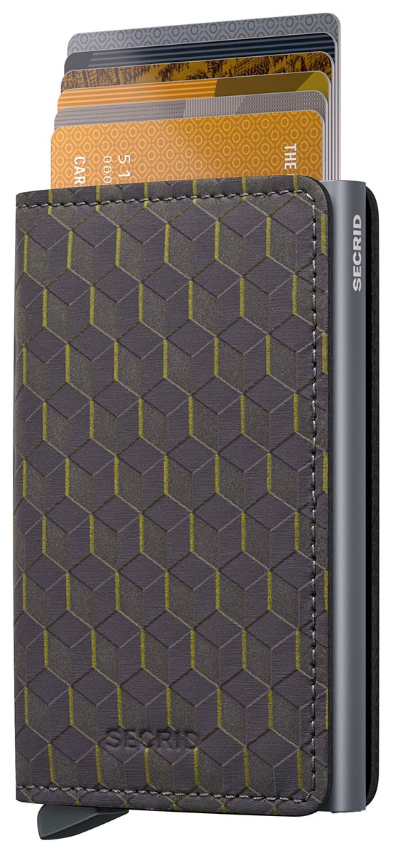 Secrid Slimwallet Optical Grey-Yellow