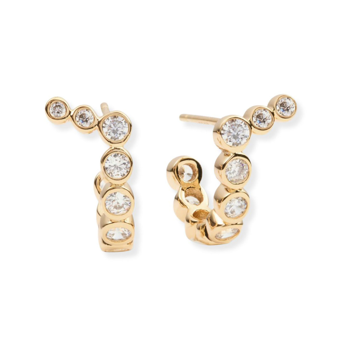 Sparv Windkissed earrings gold-plated 19930101