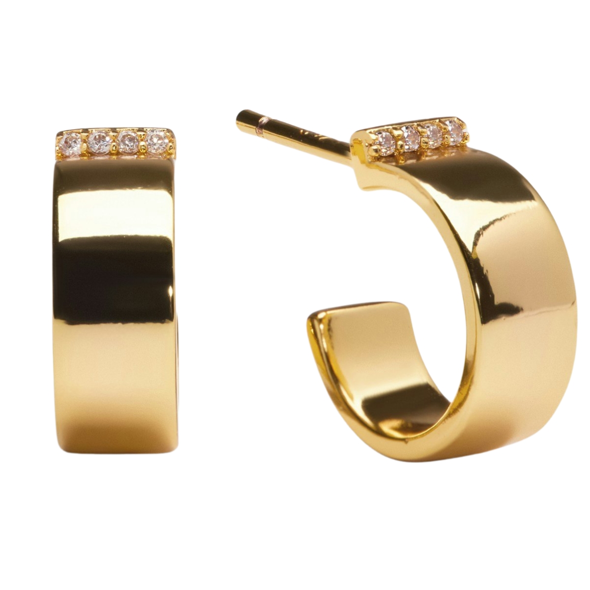 Sparv After Hours earrings gold plated 1770101