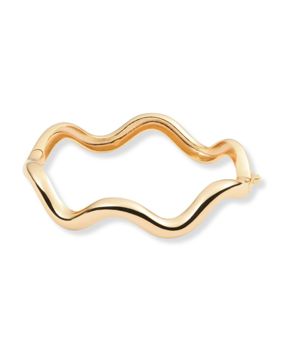 Sparv Flow Curve bracelet gold-plated 2310101
