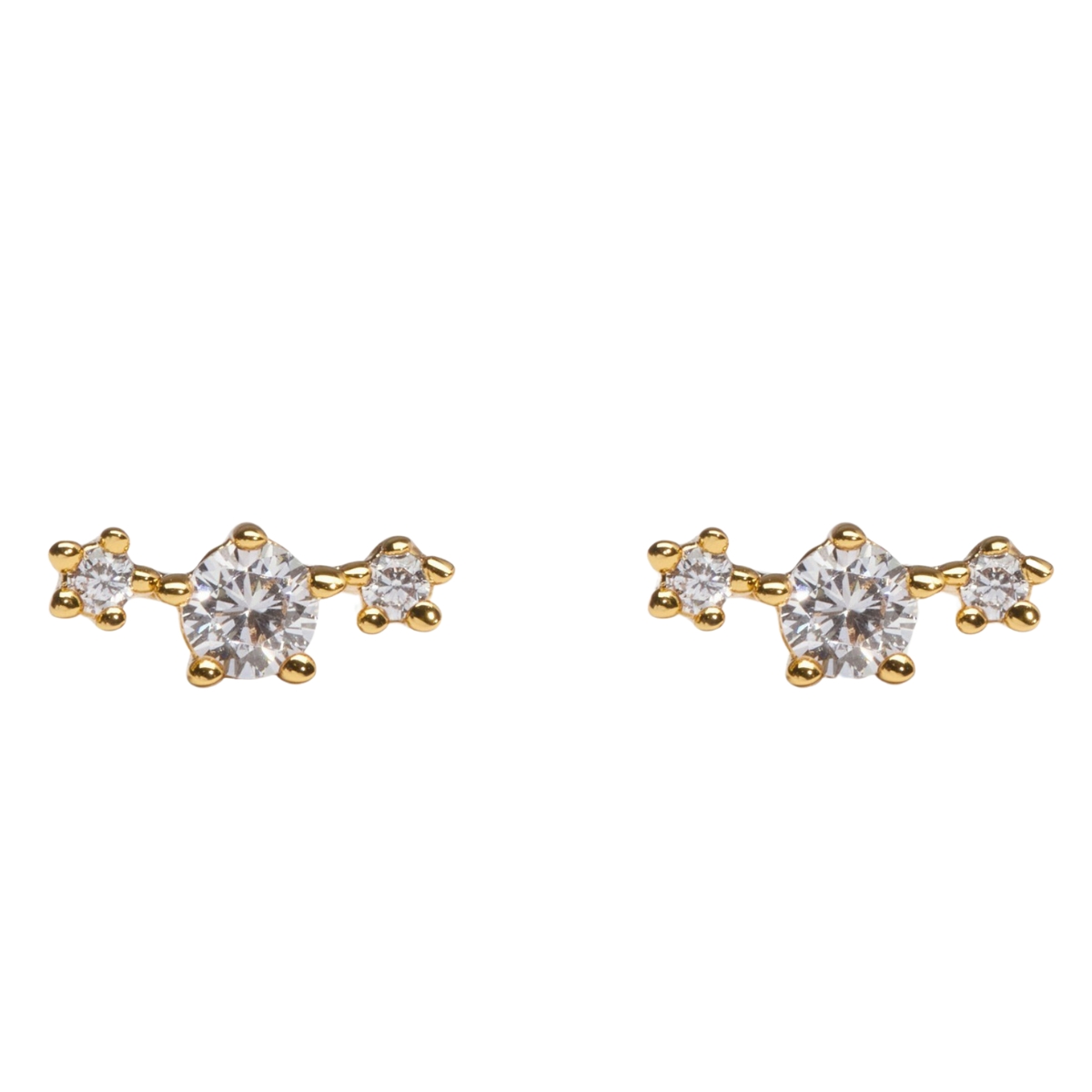 Sparv Starlit earrings gold plated 1790101