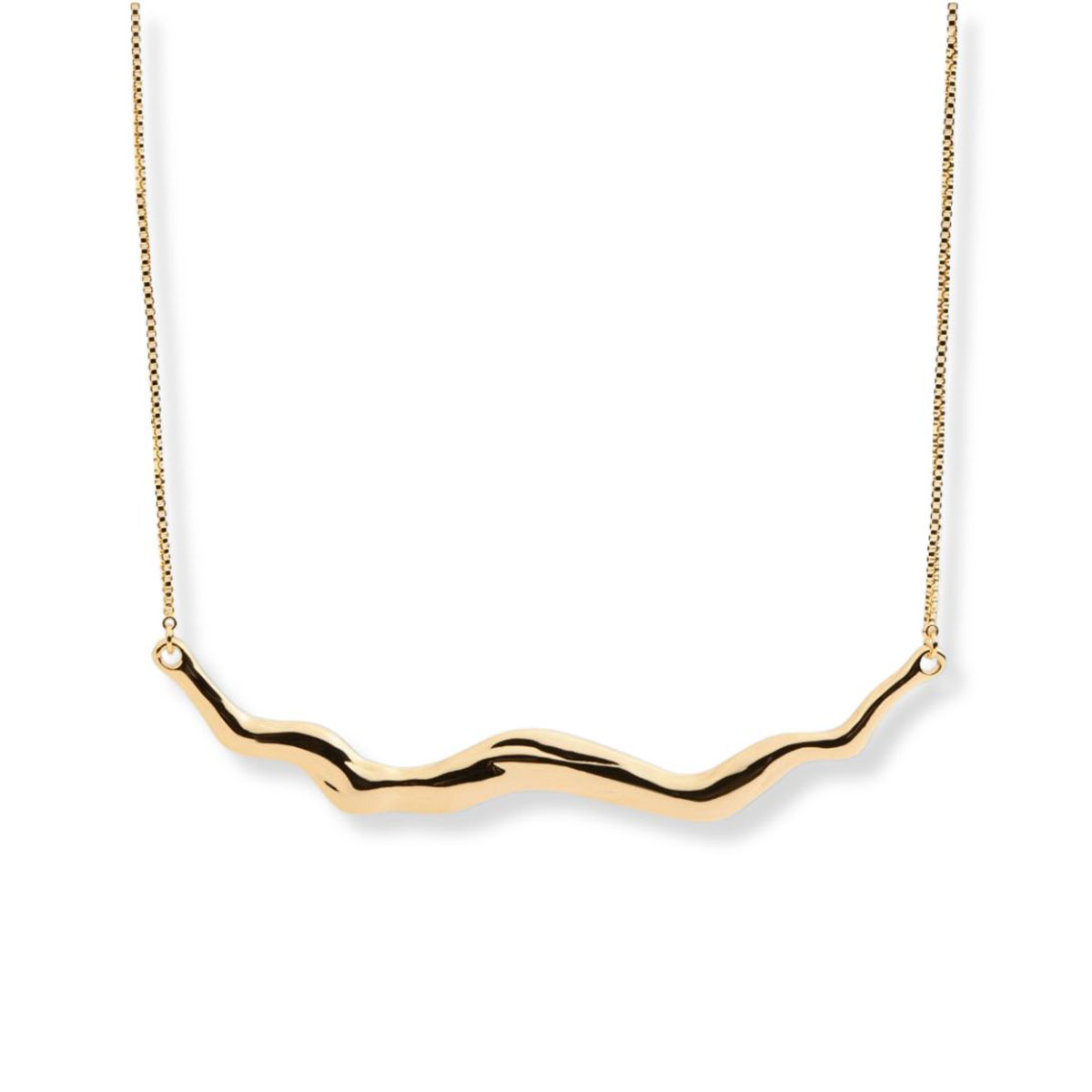 Sparv Wave Crest necklace gold-plated 3230101