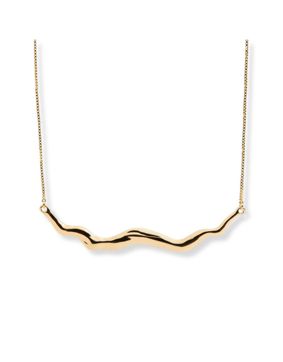 Sparv Wave Crest necklace gold-plated 3230101
