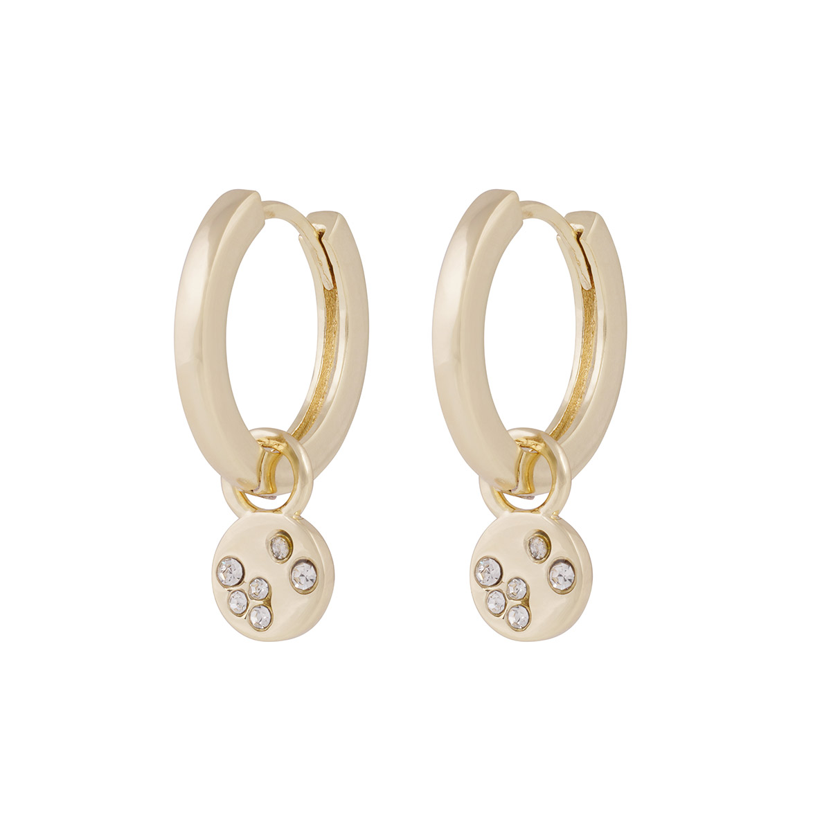 Snö of Sweden Sprinkles Pendant hoop earrings 1358-6600251