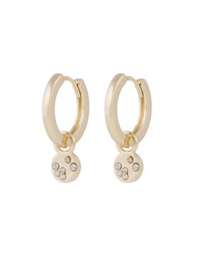 Snö of Sweden Sprinkles Pendant hoop earrings 1358-6600251