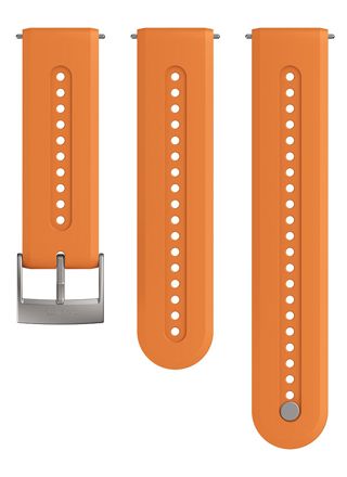 Suunto Athletic 7 Granite Orange Silicone Strap 24 mm koko S/M SS050688000