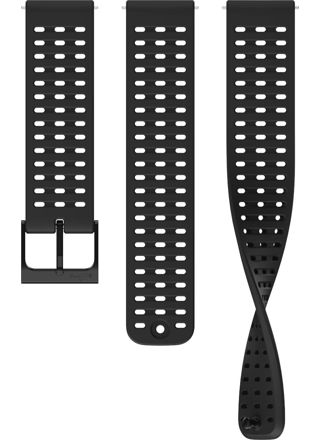 Suunto 22 mm athletic 2 -silicone strap all black s+m SS050850000
