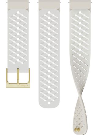 Suunto 22 mm athletic 3 -silicone strap pearl gold s+m SS050852000