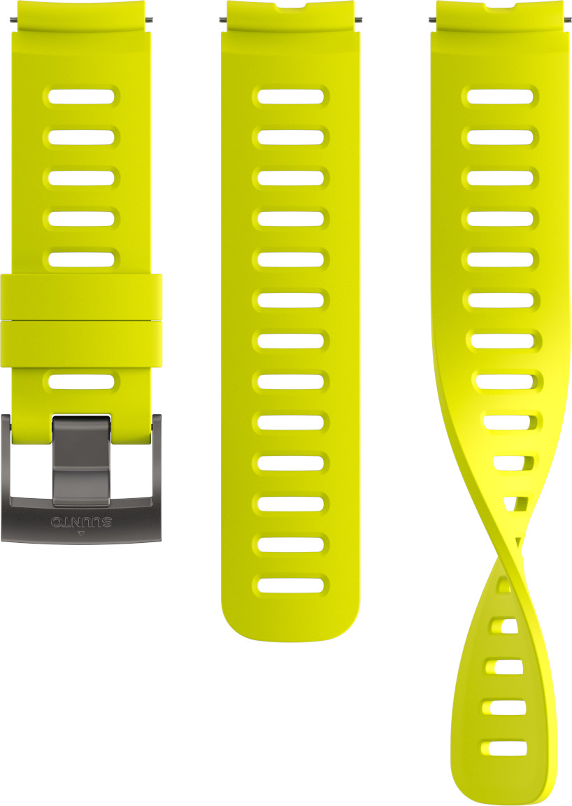 Suunto Ocean silicone strap 22 mm Lemon Yellow S M watchesonline
