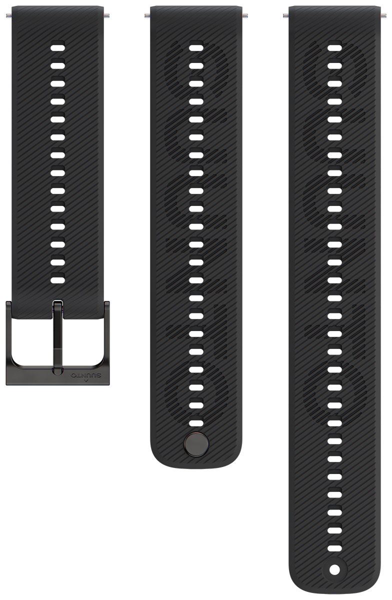 Suunto Athletic 6 silicone band 22 mm All Black S M watchesonline