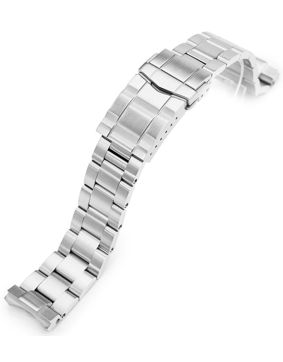 MiLTAT Super-O Boyer Stainless Steel watch band for Seiko 63MAS SS201805B121
