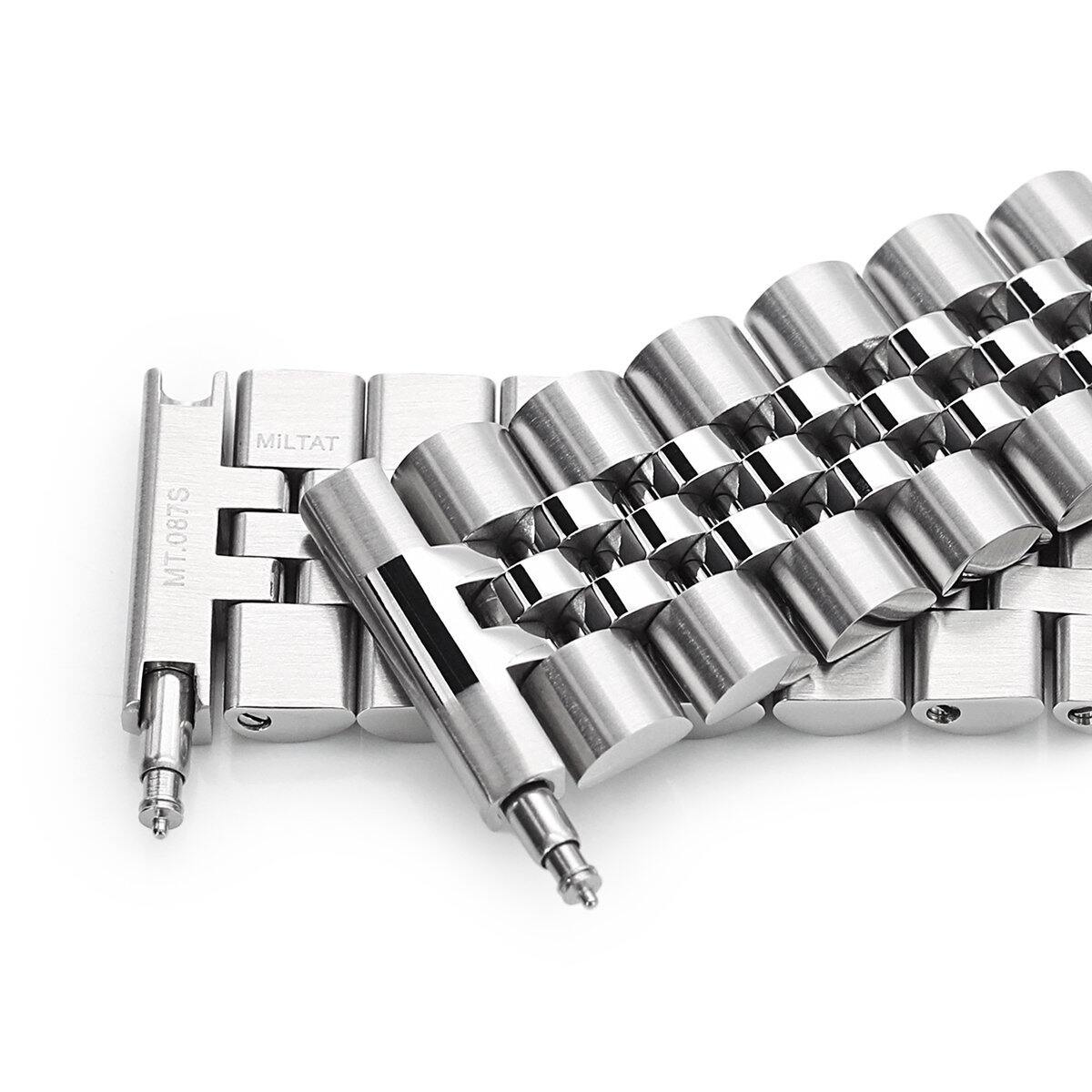 MiLTAT Super Jubilee 20mm Straight End steel band SS201820B087S watchesonline