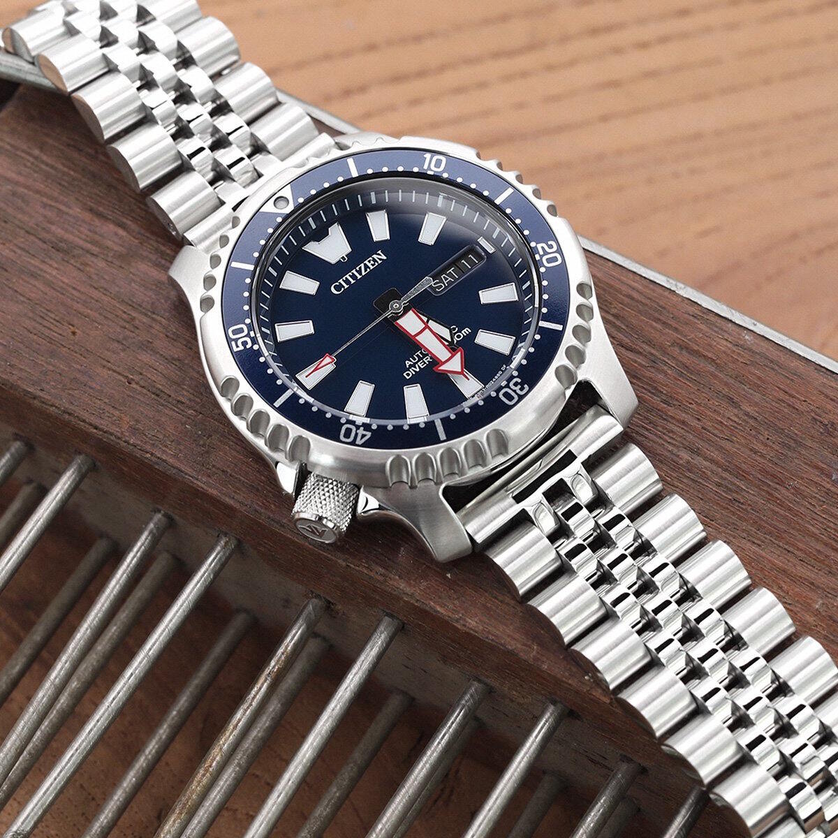 MiLTAT Super Jubilee 20mm Straight End steel band SS201820B087S watchesonline
