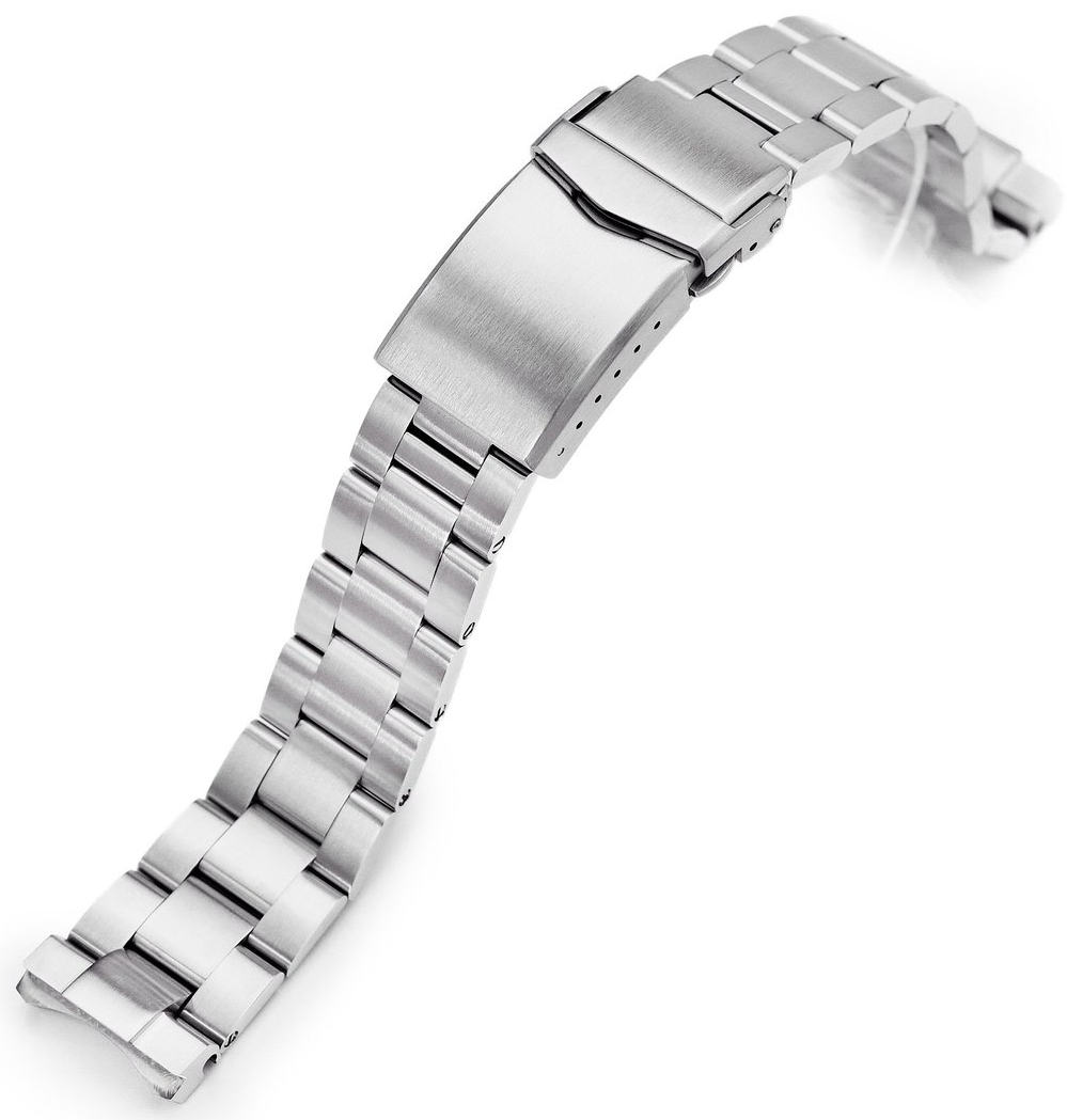 MiLTAT Super-O Boyer Stainless Steel watch band for Seiko 63MAS SS201820B121