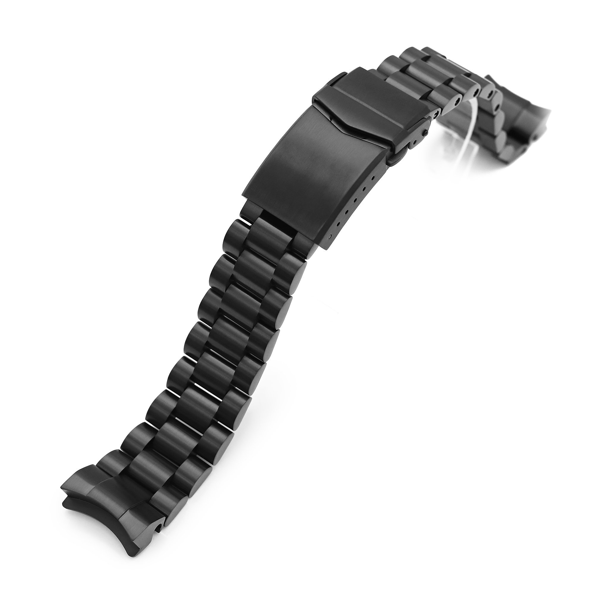 MiLTAT Endmill DLC steel strap for Seiko Sumo SS201820BLC030 watchesonline