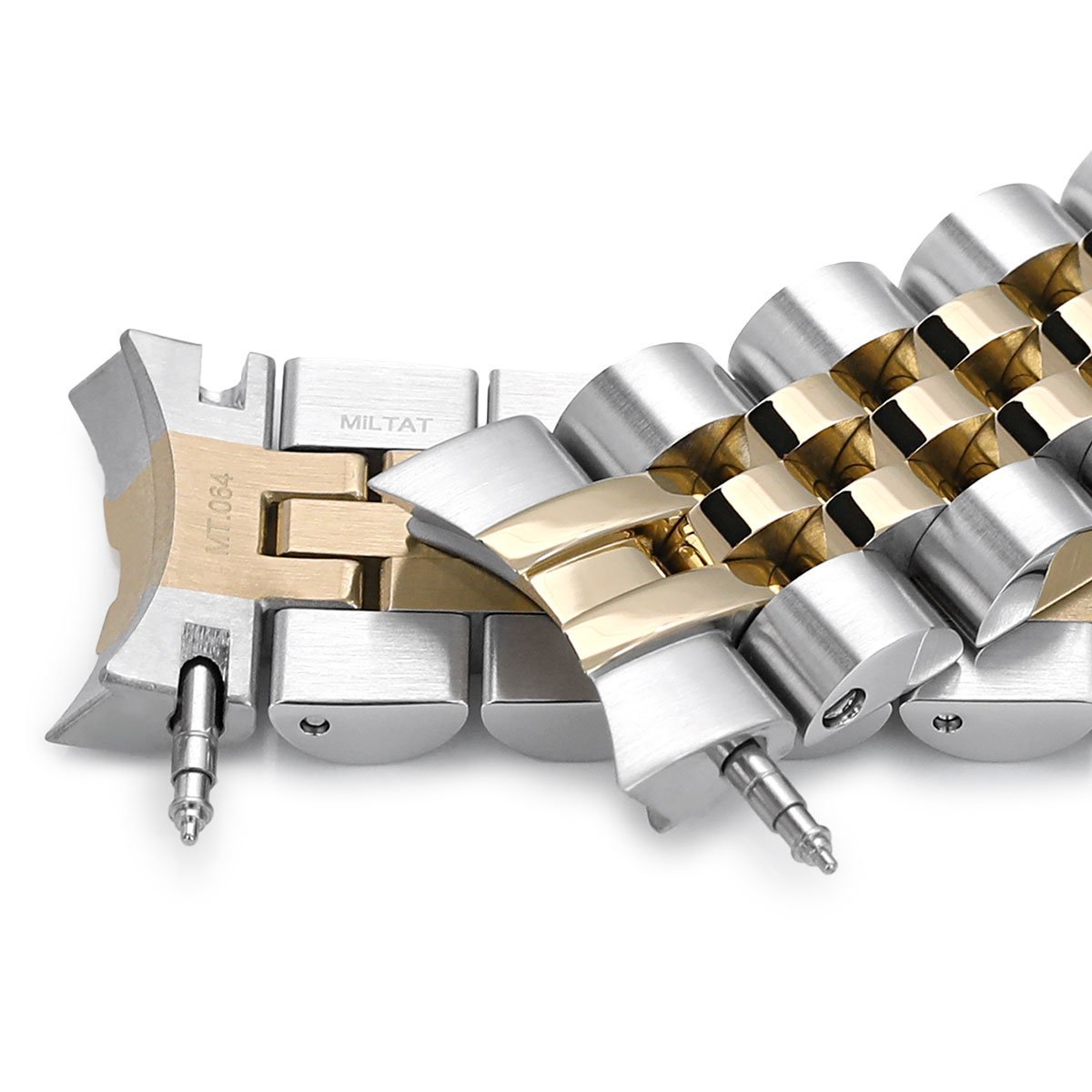 MiLTAT ANGUS Jubilee 316L stainless steel watch Bracelet 20 mm SS201820PGD064 watchesonline