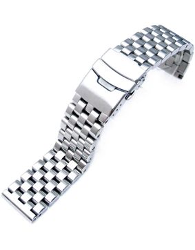 MiLTAT Brushed Super Engineer 22mm Straight End steel band SS222203B009