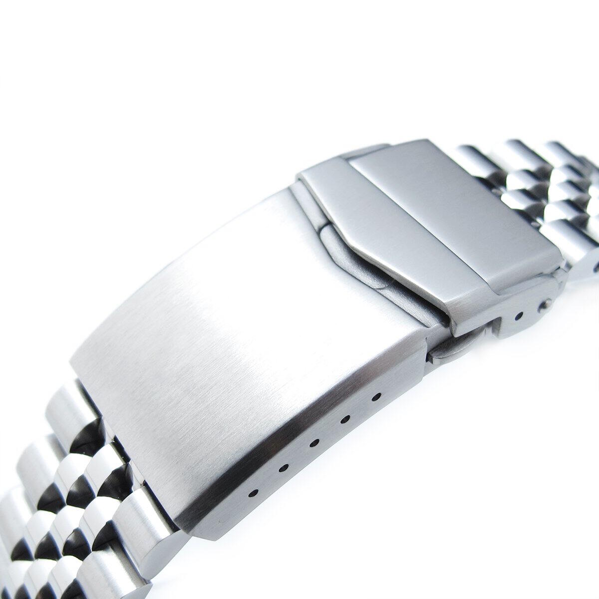 New Style 22mm 316l Stainless Steel Silver Jubilee Watch Band